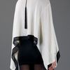 Ann Demeulemeester Wide Top in White (cream) - Lyst