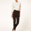 Asos Collection Asos Skinny Crop Trouser in Black - Lyst