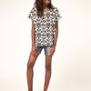 Asos Collection Asos Tshirt with Floral Ikat in White (multi) - Lyst