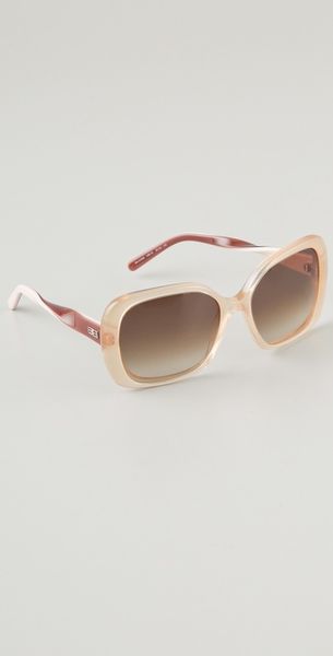 Balenciaga Twisted Temple Sunglasses - Lyst