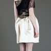 Balenciaga Vintage Lace Detail Dress in Beige (nude) - Lyst