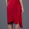Balmain Vintage Studded Tab Skirt in Red - Lyst