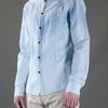 Bottega Veneta Bleached Shirt in Blue for Men - Lyst