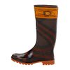 Burberry Buckle Detail Check Rain Boots in Brown (o) - Lyst