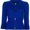 Burberry Prorsum Multicoloured Button Cardigan in Blue (multicoloured) - Lyst