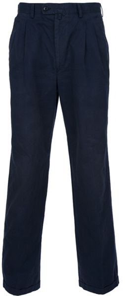 Gianni Versace Vintage Turnup Trouser - Lyst