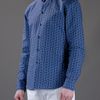 Givenchy Patterned Shirt in Blue for Men - Lyst
