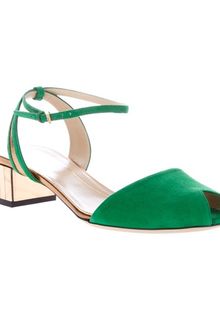 Gucci Peep Toe Sandal - Lyst