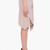 Hussein Chalayan Taupe Silk Trimmed Drape Skirt in Purple (taupe) - Lyst