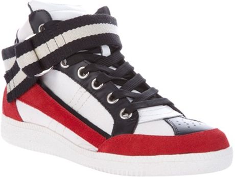 Iro High Top Trainer in Black (white) - Lyst