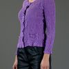 Issey Miyake Cauliflower Wrinkled Cardigan in Purple - Lyst