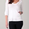 James Perse Simple Hoodie in White - Lyst