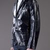 Jil Sander Eel Leather Jacket in Black for Men - Lyst