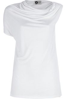 Lanvin Cowl Neck Top - Lyst