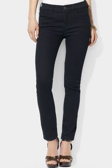 Lauren by Ralph Lauren Modern Straight Leg Ankle Jeans - Lyst