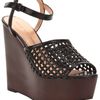 Marc By Marc Jacobs Wedge Sandal in Brown (black) - Lyst