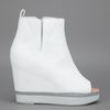 Mm6 By Maison Martin Margiela Wedge Ankle Boot in White - Lyst