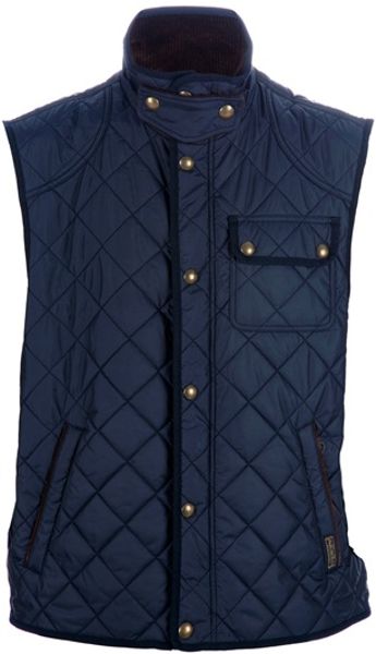 Ralph Lauren Quilted Gilet in Blue for Men (navy) - Lyst