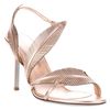 Sergio Rossi Feather Sandals in Gold - Lyst