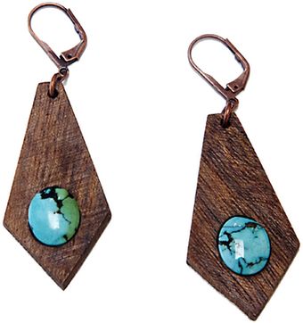 Sophie Monet Turquoise Tear Drop Earrings - Lyst