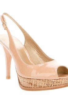 Stuart Weitzman Slinky Peep Toe Pump - Lyst