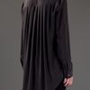 The Row Pleated Blouse in Brown - Lyst
