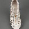 United Nude Cut Out Sandal in White (black) - Lyst