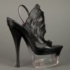 Versace Platform Sandal in Black - Lyst