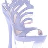 Versace Cutout Sandal in Purple - Lyst