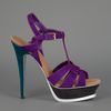 Yves Saint Laurent Tribute Sandal in Purple - Lyst