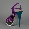 Yves Saint Laurent Tribute Sandal in Purple - Lyst