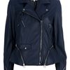 3.1 Phillip Lim Leather Jacket in Blue (black) - Lyst