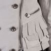3.1 Phillip Lim Motorcycle Ruffle Jacket in Gray (grey) - Lyst