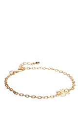 Asos Italic Initial K Charm Bracelet
