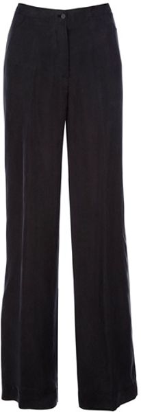 Cacharel Wide Leg Trouser in Black - Lyst