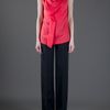 Cacharel Wide Leg Trouser in Black - Lyst