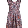Cacharel Print Dress in Blue - Lyst