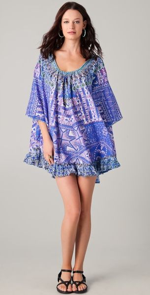 Camilla Aztec Summer Cover Up in Blue - Lyst
