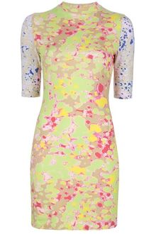Carven Printed Jersey Dress - Lyst