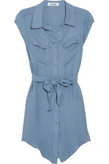 Charlie By Matthew Zink Charlie Silkchiffon Shirt Dress - Lyst