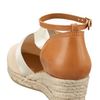 Chloé Cutout Wedge Espadrille in Brown (natural) - Lyst