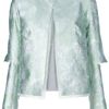 Christopher Kane Collarless Hanne Jacket in Green - Lyst