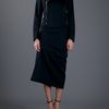 Comme Des Garçons Twisted Skirt in Black - Lyst