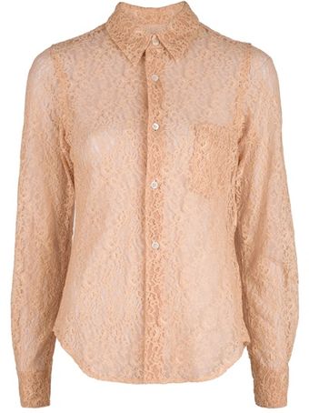 Comme Des Garçons Comme Des Garçons Lace Shirt - Lyst