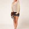 Ralph Lauren Denim Supply By Ralph Lauren Fine Weave Jumper with Dipped Hem in Beige (cream) - Lyst