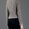 Dolce & Gabbana Ruffled Lace Jacket in Gray (mushroom) - Lyst