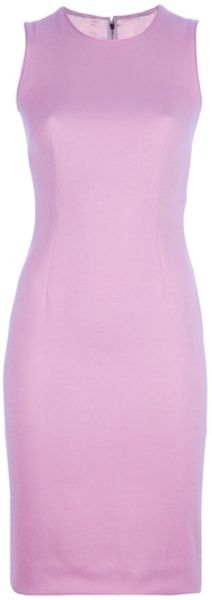 Dolce & Gabbana Fitted Dress in Pink - Lyst
