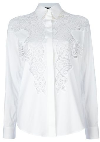 Dolce & Gabbana Lace Detail Blouse - Lyst