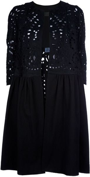 Dries Van Noten A Line Jacket in Black - Lyst