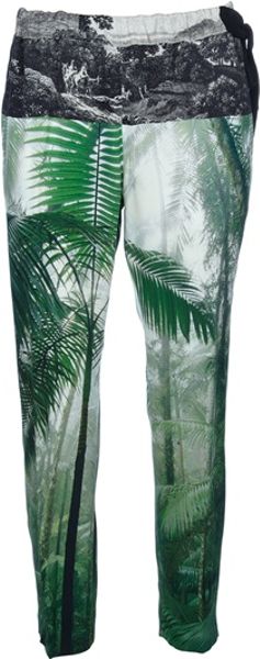  Printed Silk Trouser 